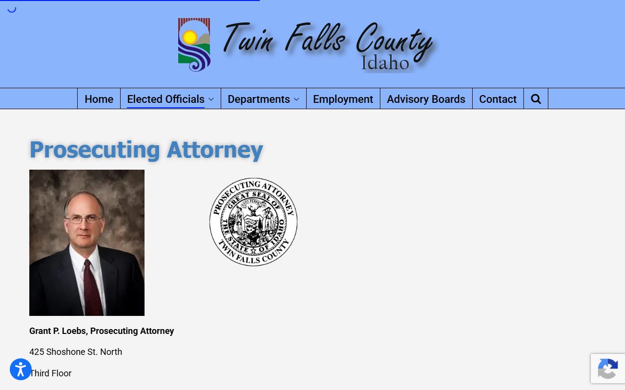Twin Falls County criminal court records prosecuting attorney source