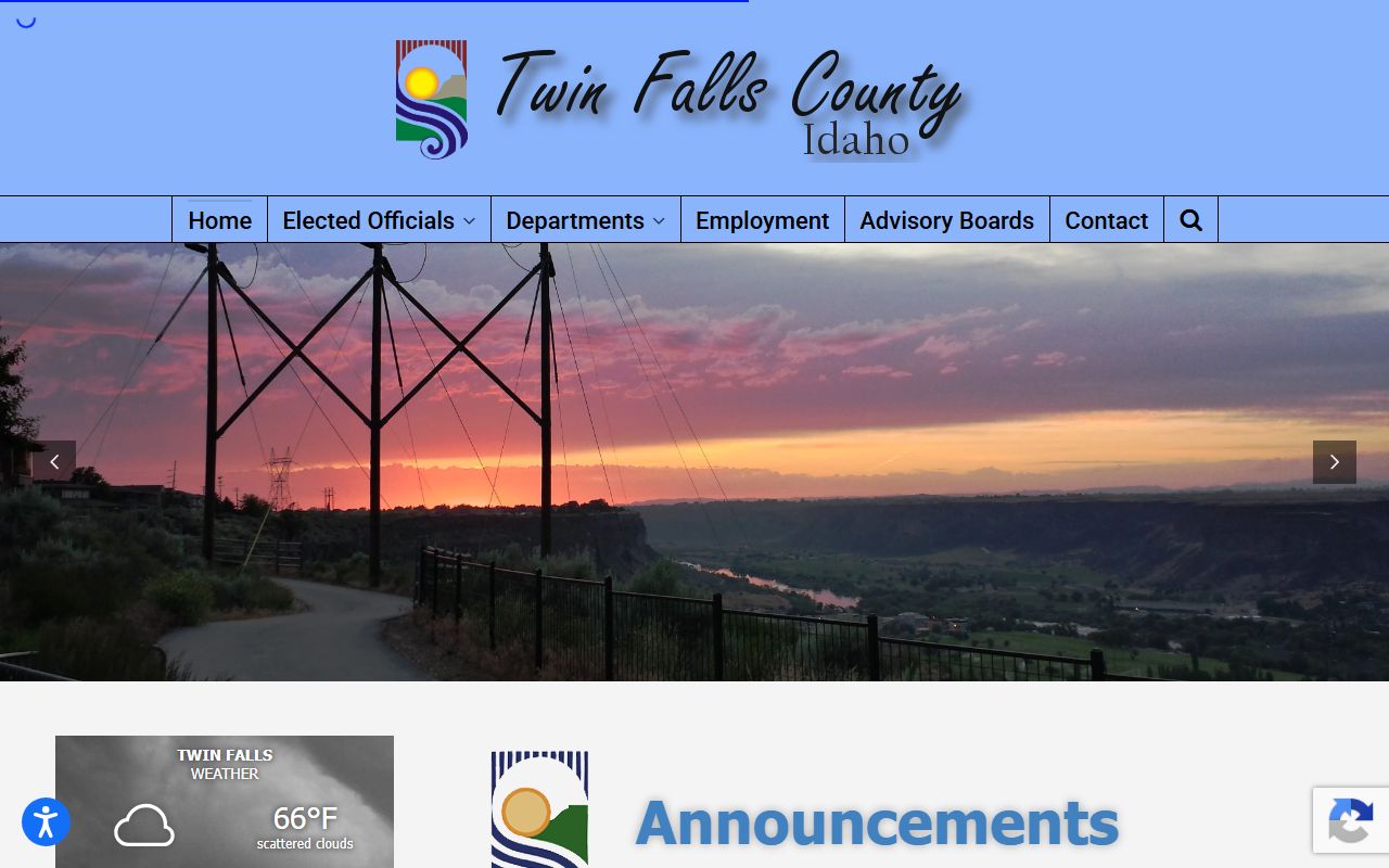 Twin Falls County court records official county homepage